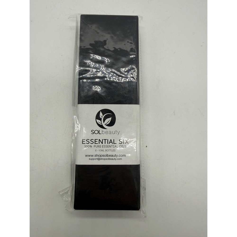 SOLbeauty Essential Six Essential Oils 6 X 10ML Travel Size Black Unisex